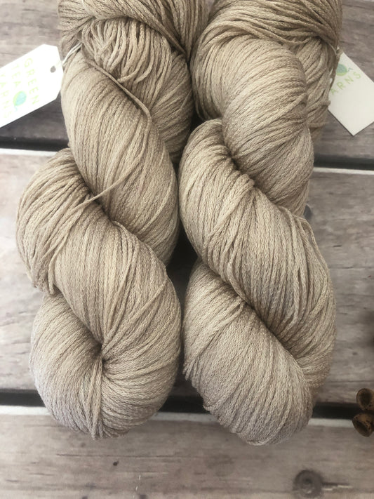 Wild Oats on Yecha - Tussah silk chainette - 4 ply