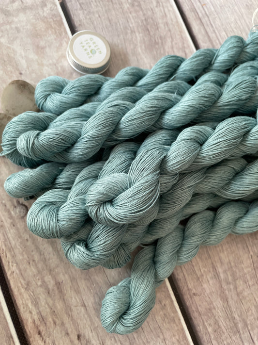 Seafoam on Ceylon pure linen yarn - 50 gm skeins
