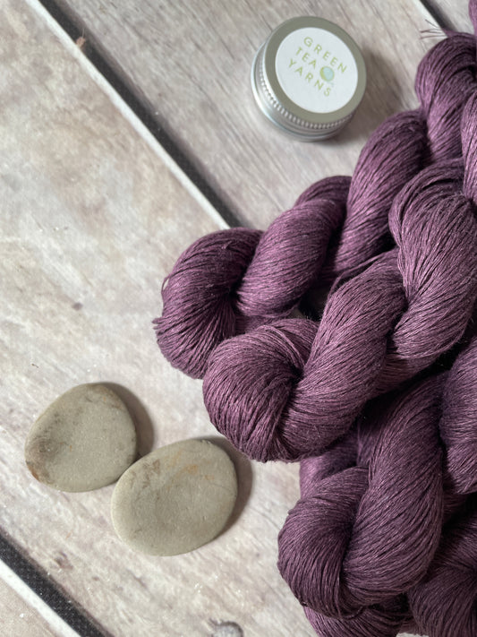 Mulled Wine on Ceylon pure linen yarn - 50 gm skeins