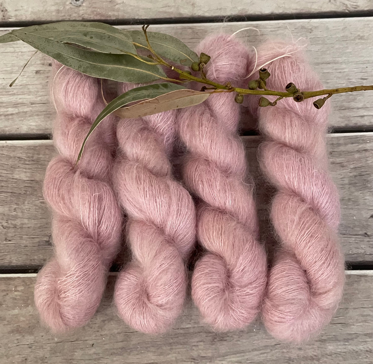 Rose Gold - 2 ply Silk / Mohair - Shui Yun
