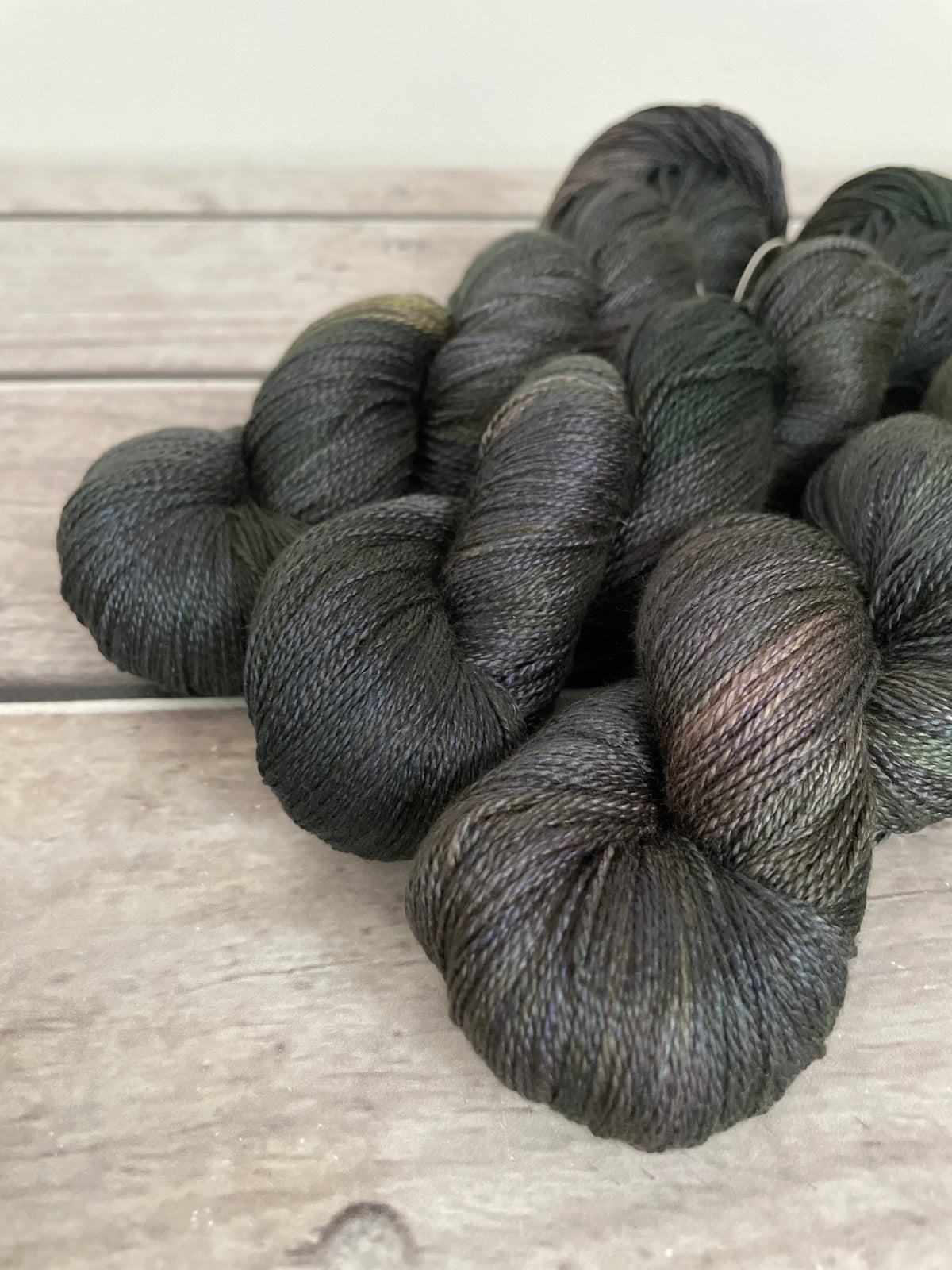 Twilight Grey - 3 Ply Mulberry Silk - Ginseng hl