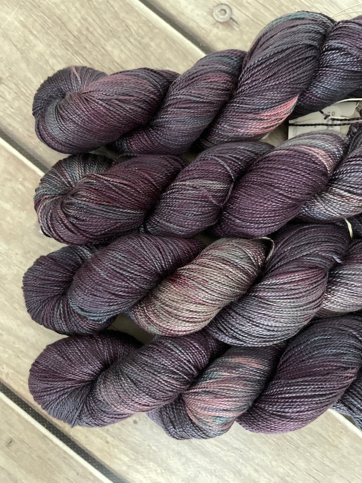 Twilight Grey - 4 Ply Mulberry Silk - Ginseng f