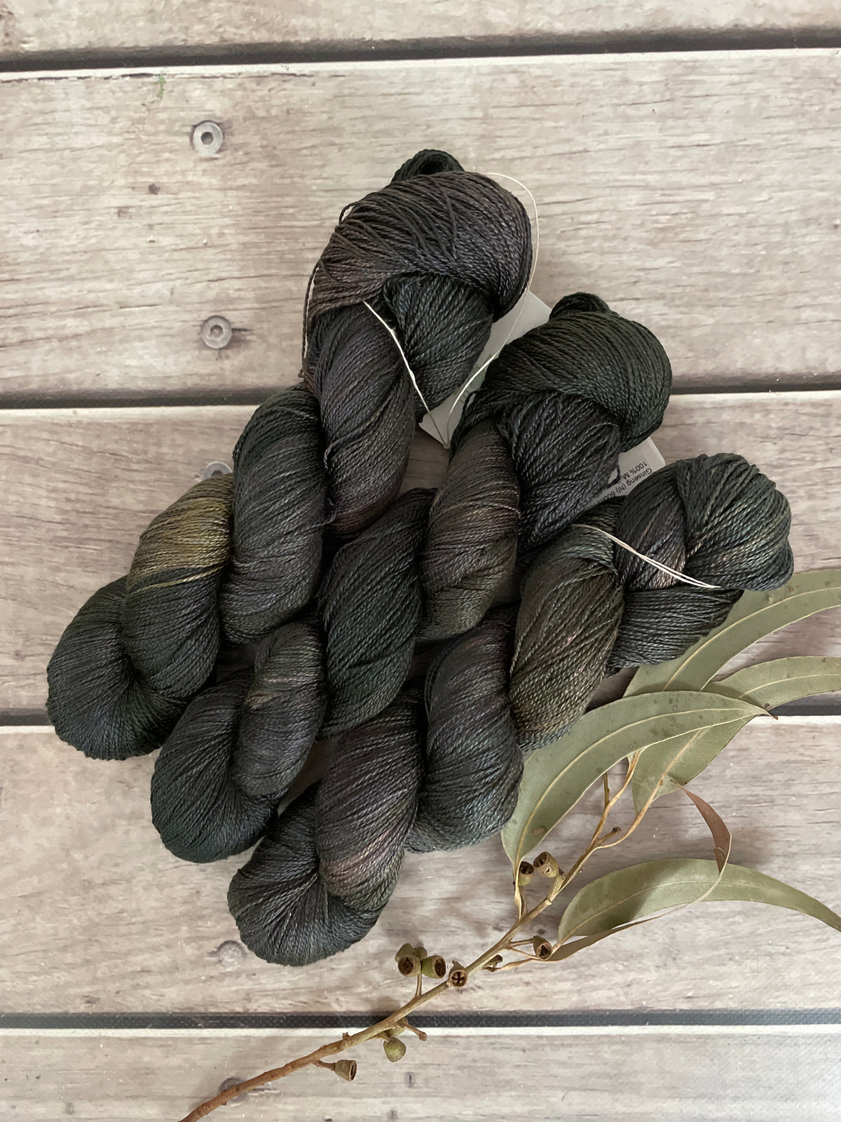 Twilight Grey - 3 Ply Mulberry Silk - Ginseng hl