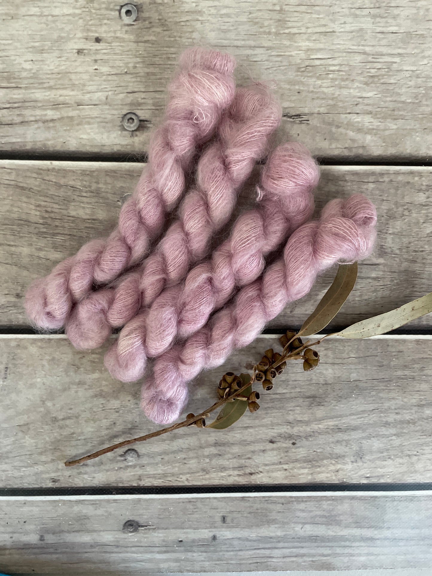 Soft Rose - 2 ply Silk / Mohair - Shui Yun