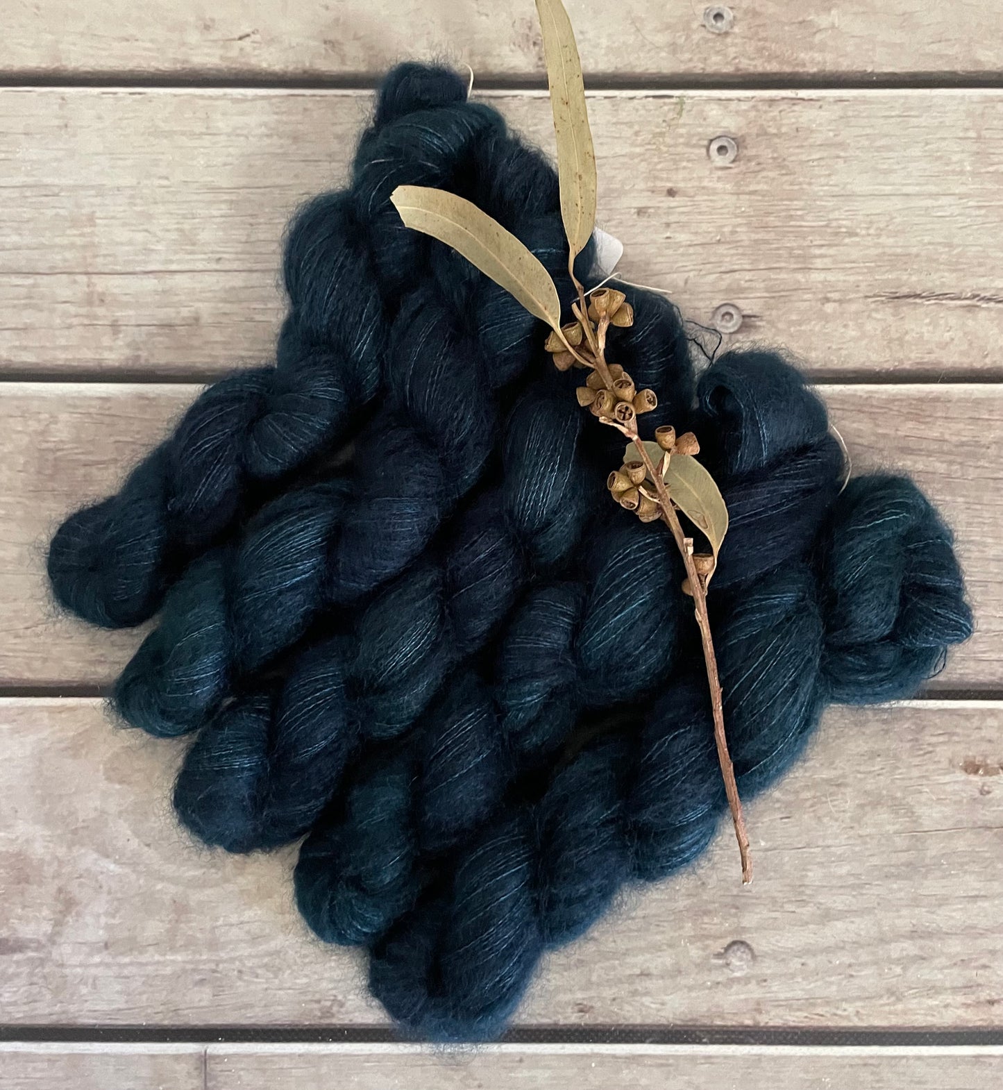 Midnight in Paradise on ShuiYun - 2 ply lace in Mohair and silk