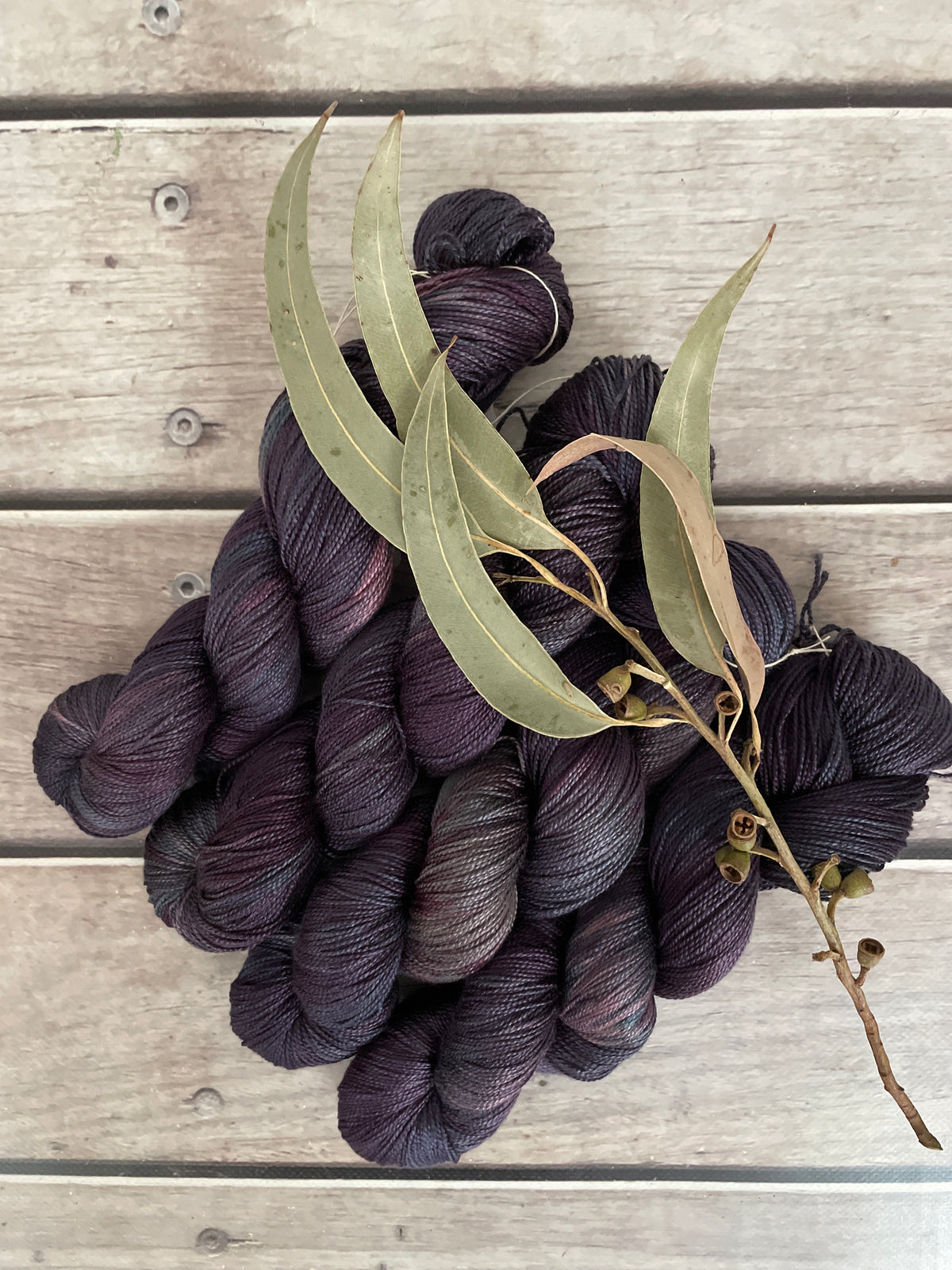 Twilight Grey - 4 Ply Mulberry Silk - Ginseng f