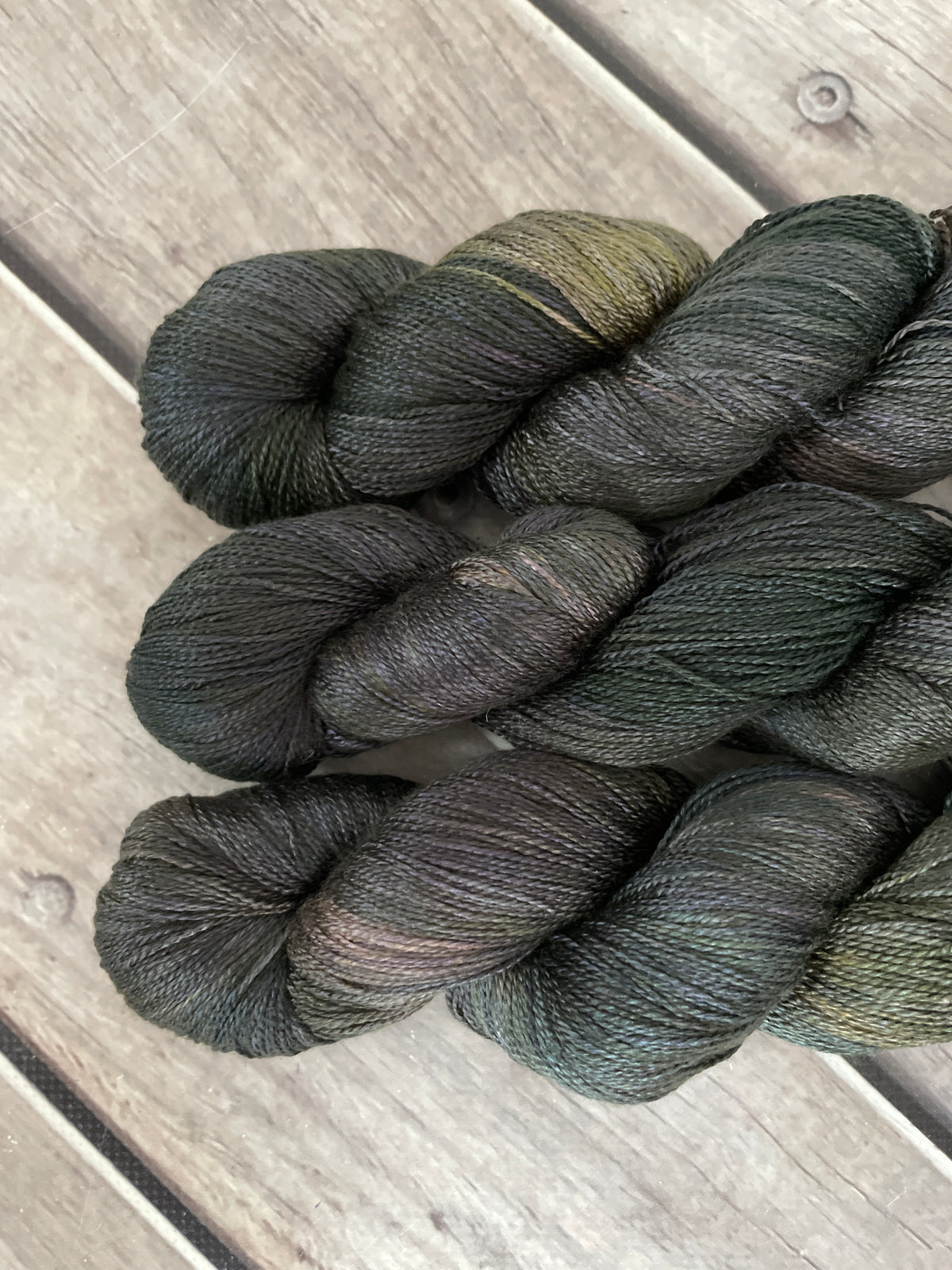 Twilight Grey - 3 Ply Mulberry Silk - Ginseng hl