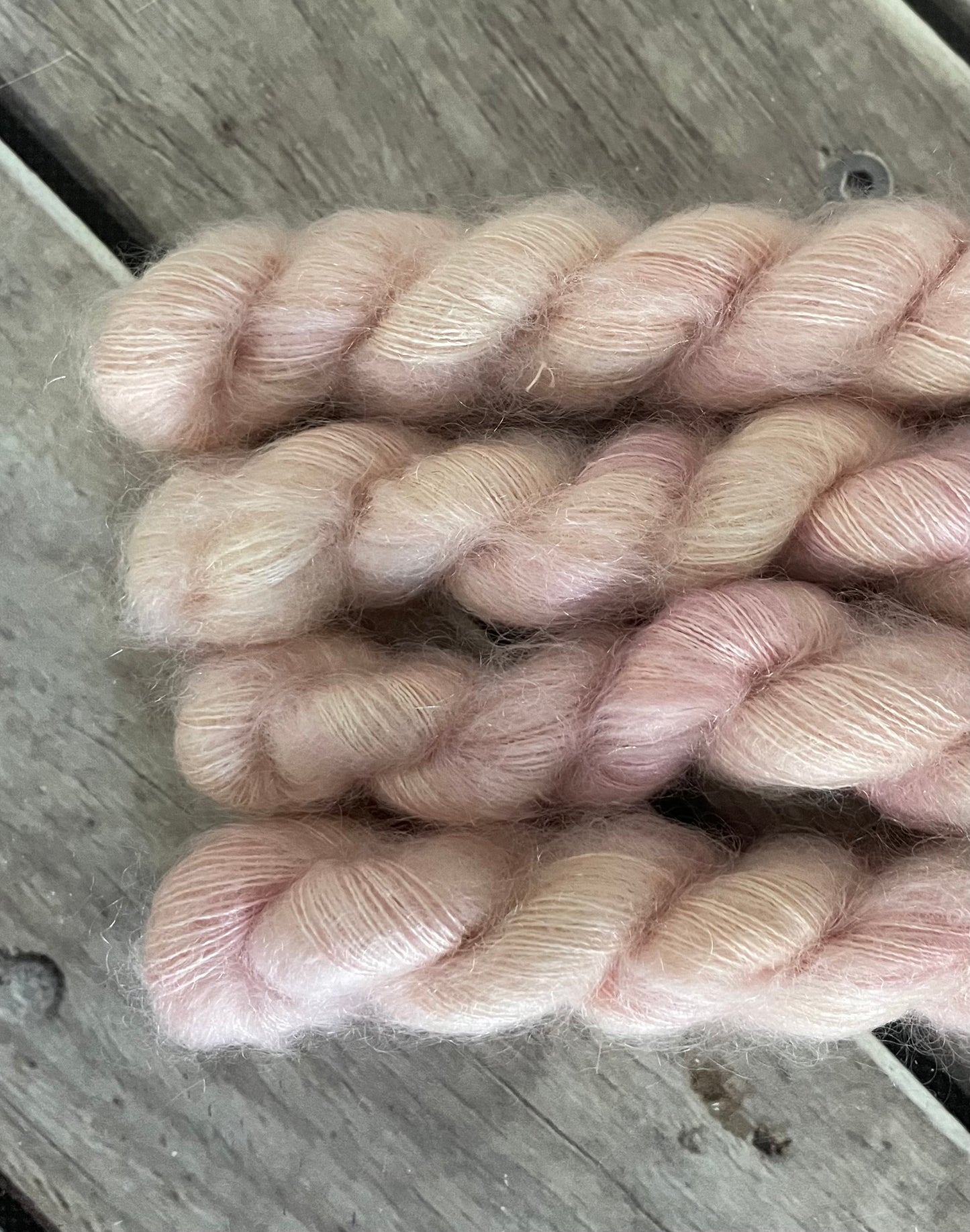 Rose Gold - 2 ply Silk / Mohair - Shui Yun (20g)