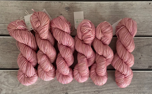 Berry Gold ooak - Jasmine 8 yarn - 8 ply