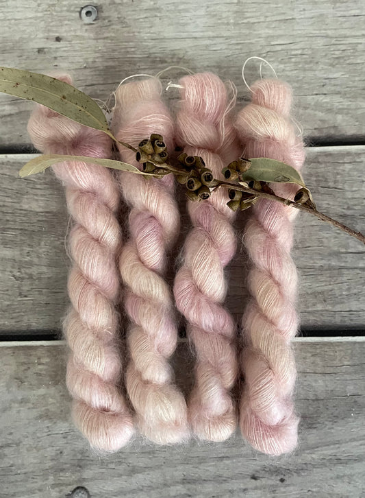 Rose Gold - 2 ply Silk / Mohair - Shui Yun (20g)