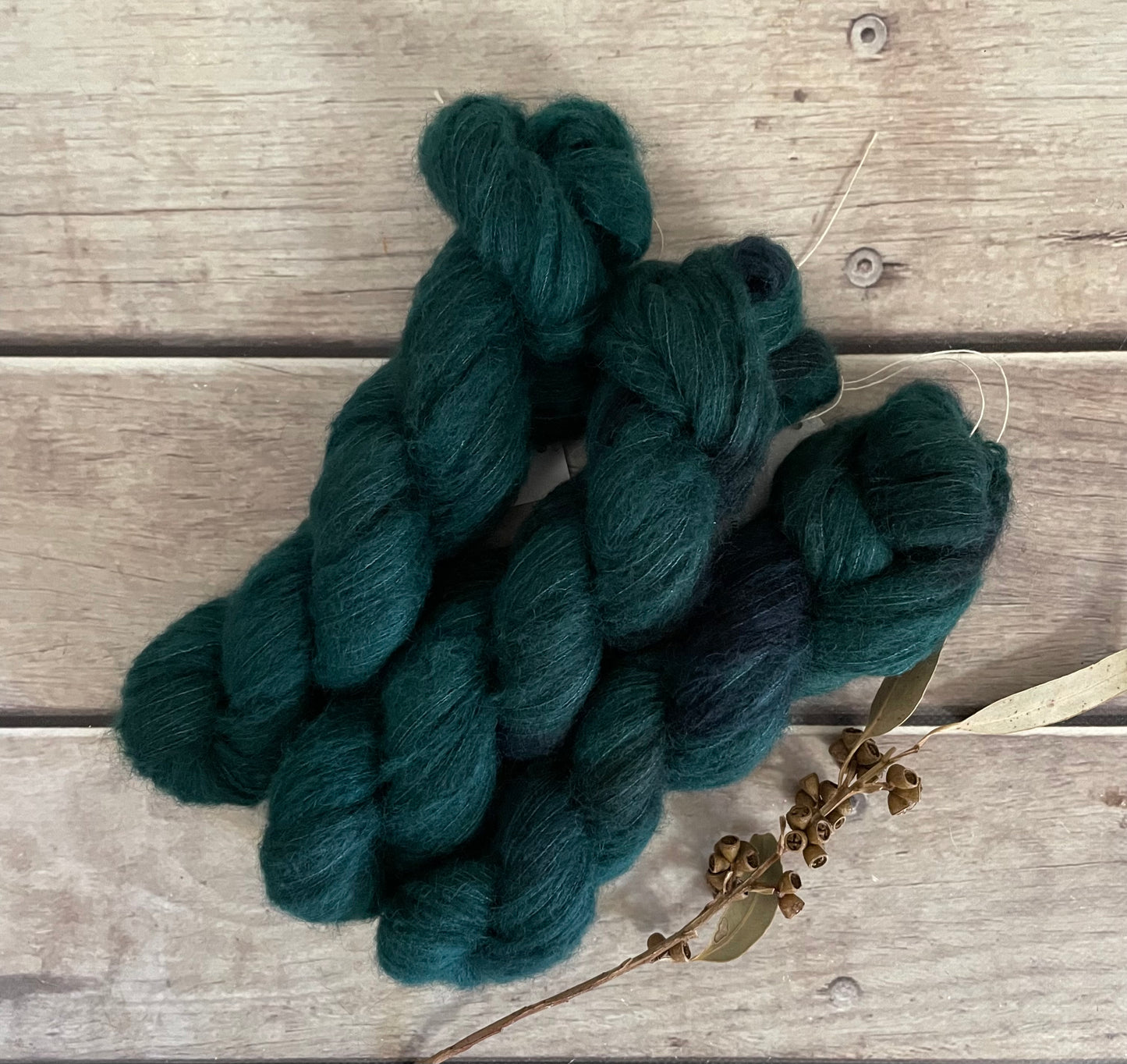 The Watchman - 2 ply Suri/merino fluff - Rosemary (Copy)