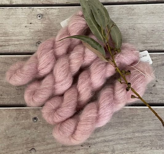 Rose Gold - 2 ply Silk / Mohair - Shui Yun