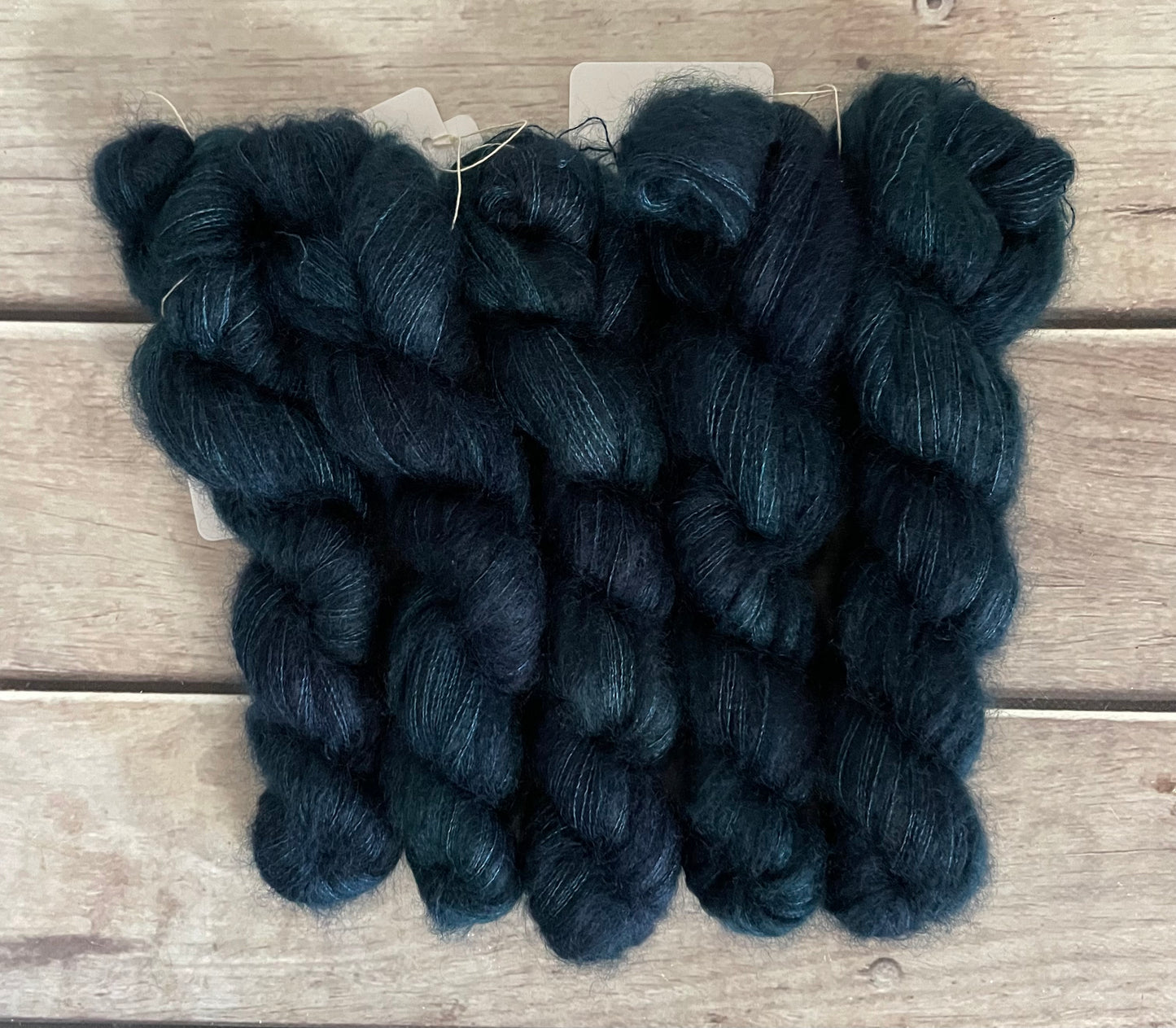 Midnight in Paradise on ShuiYun - 2 ply lace in Mohair and silk