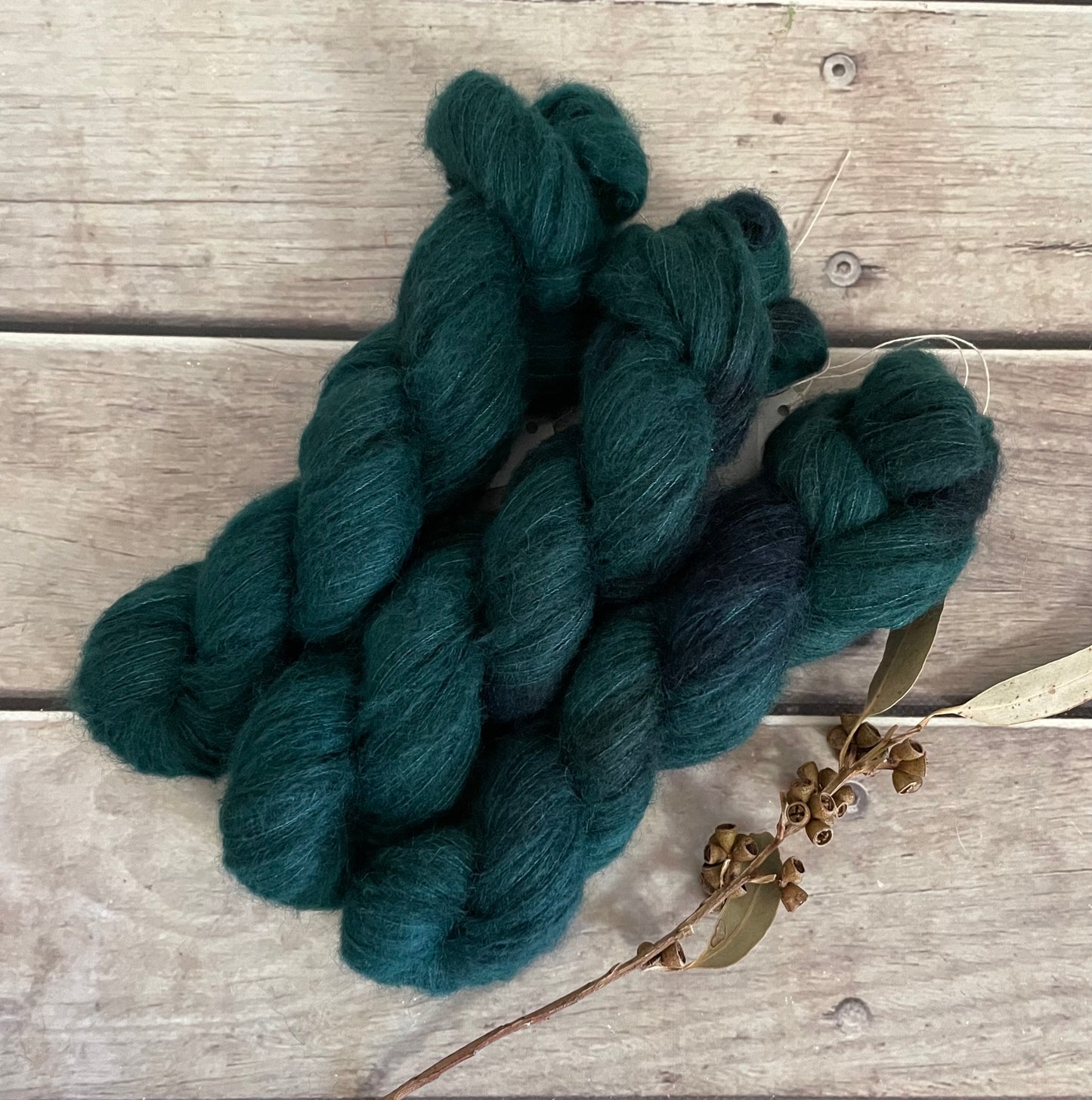 The Watchman - 2 ply Suri/merino fluff - Rosemary (Copy)