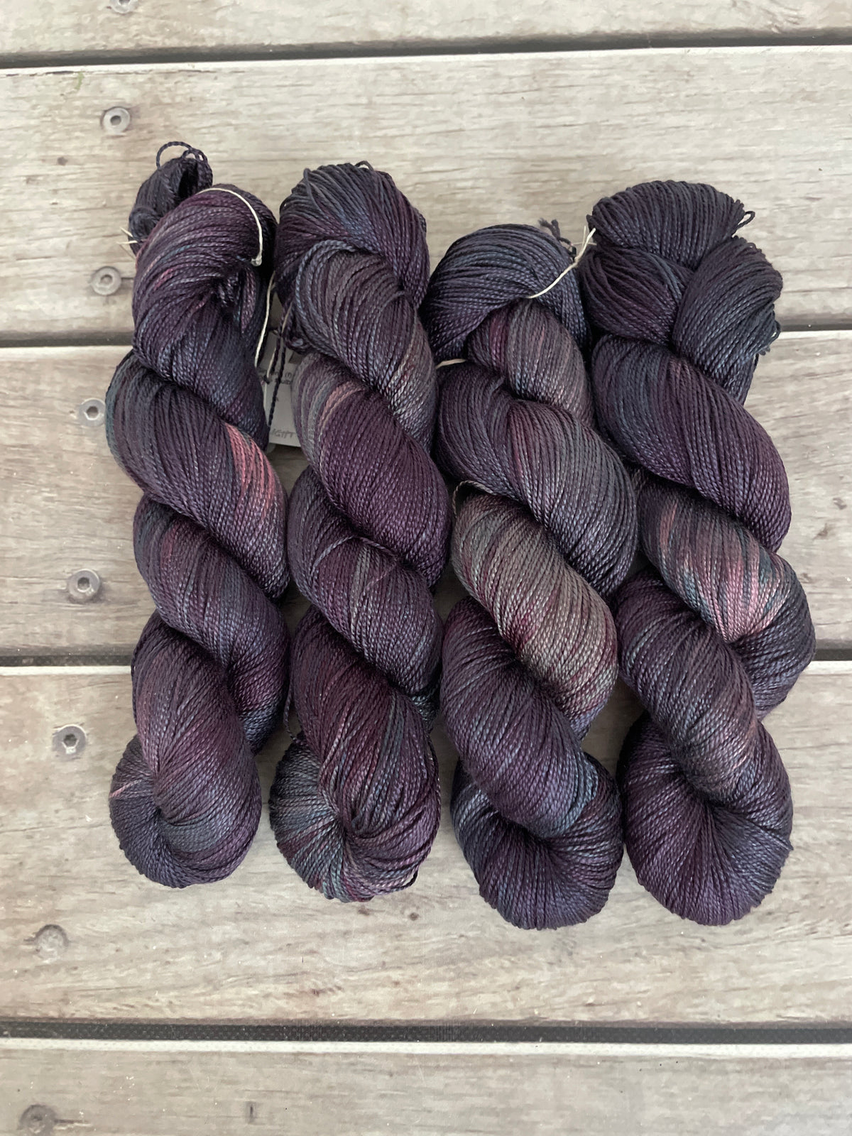 Twilight Grey - 4 Ply Mulberry Silk - Ginseng f