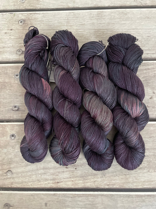 Twilight Grey - 4 Ply Mulberry Silk - Ginseng f