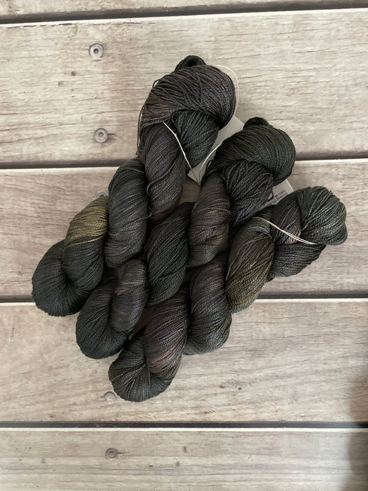 Twilight Grey - 3 Ply Mulberry Silk - Ginseng hl