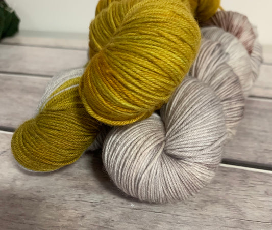 Silvereye - Darjeeling 3-skein sock set