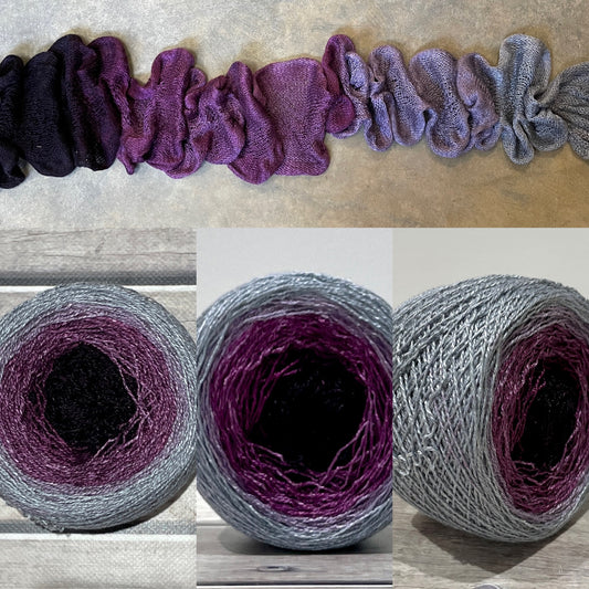Burgundy Twilight - in a selection of fibres