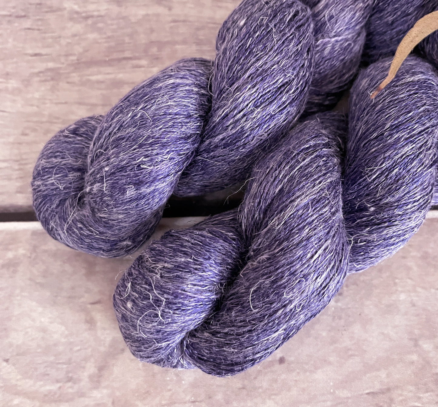 Twilight Indigo ooak on Anise 2 - silk and linen 2 ply