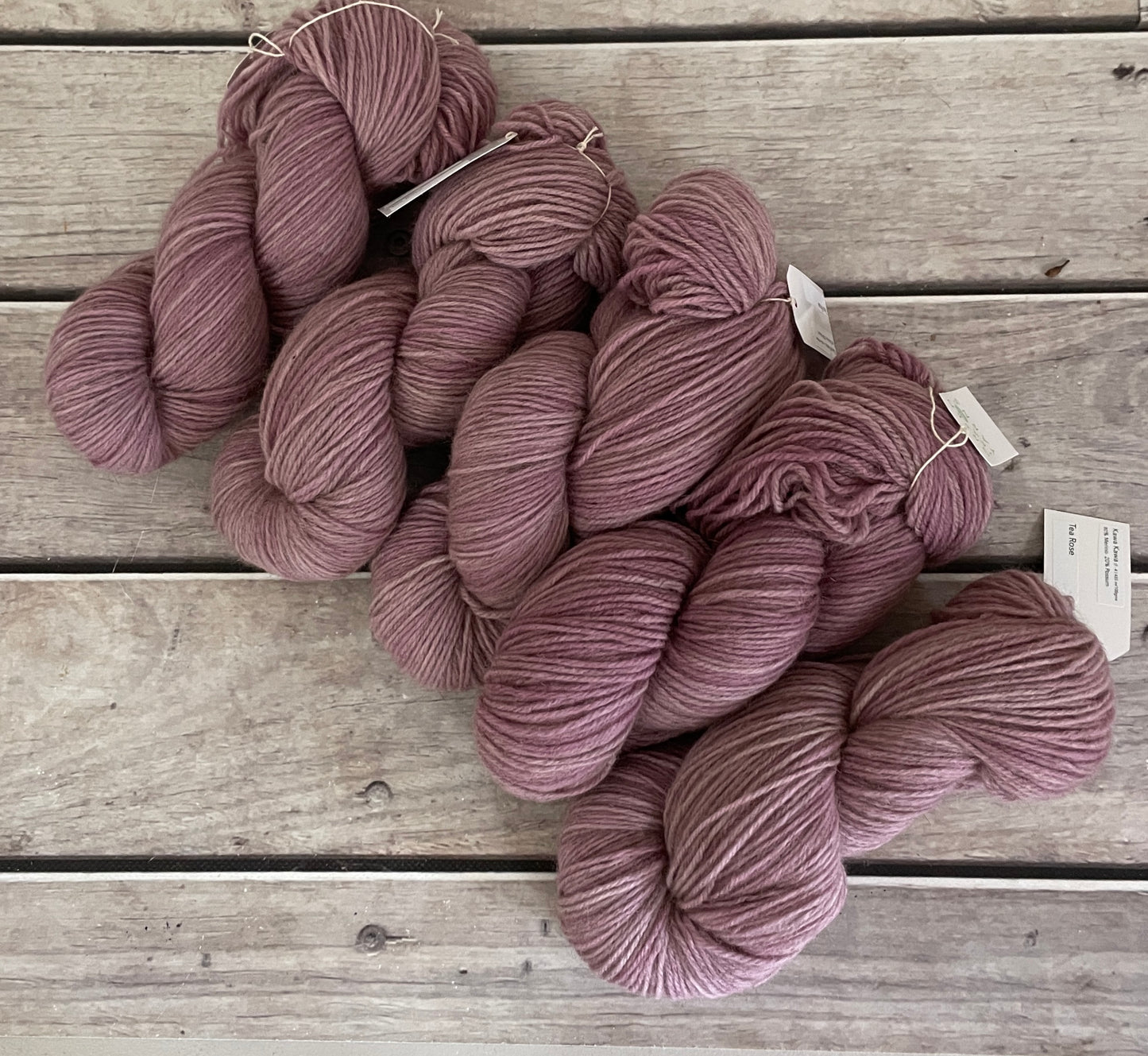 Tea Rose - merino/possom - 4 ply - Kawa Kawa