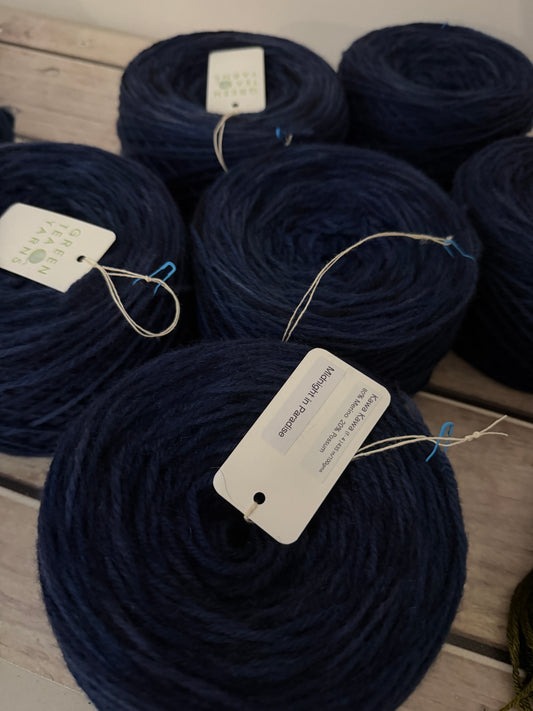 Midnight in Paradise - merino/possom - 4 ply - Kawa Kawa
