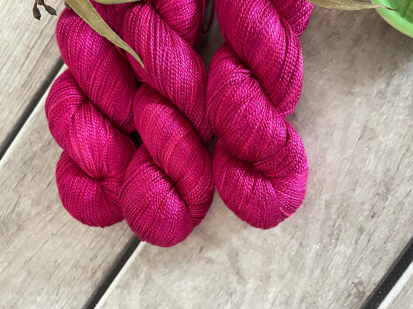 Bush Berries - 4 ply in Mulberry silk - Ginseng f
