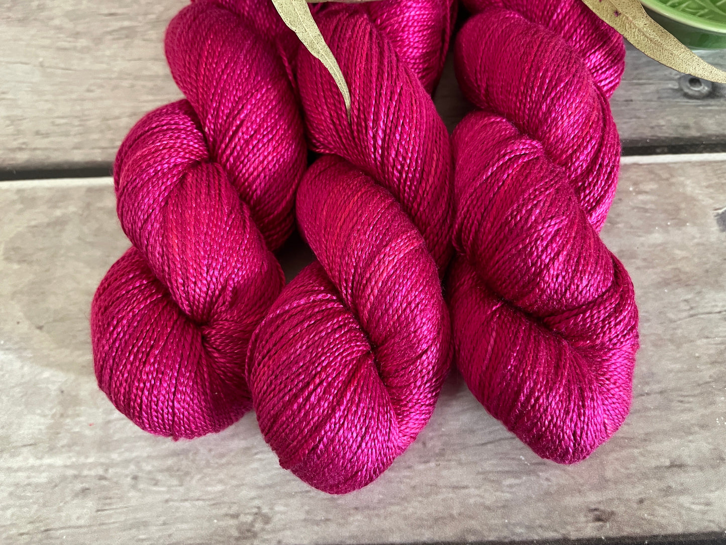 Bush Berries - 4 ply in Mulberry silk - Ginseng f