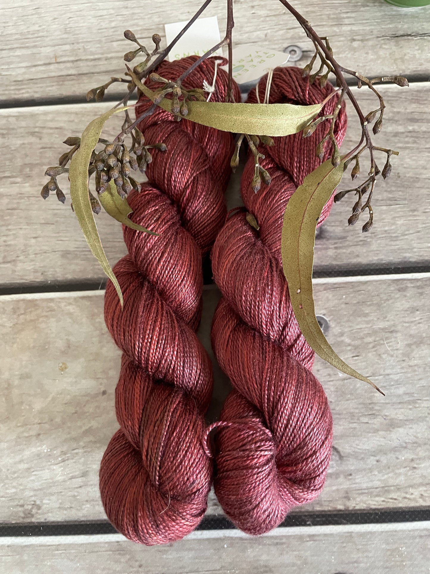 Ming Red - 4 ply in Mulberry silk - Keemun 4 OB