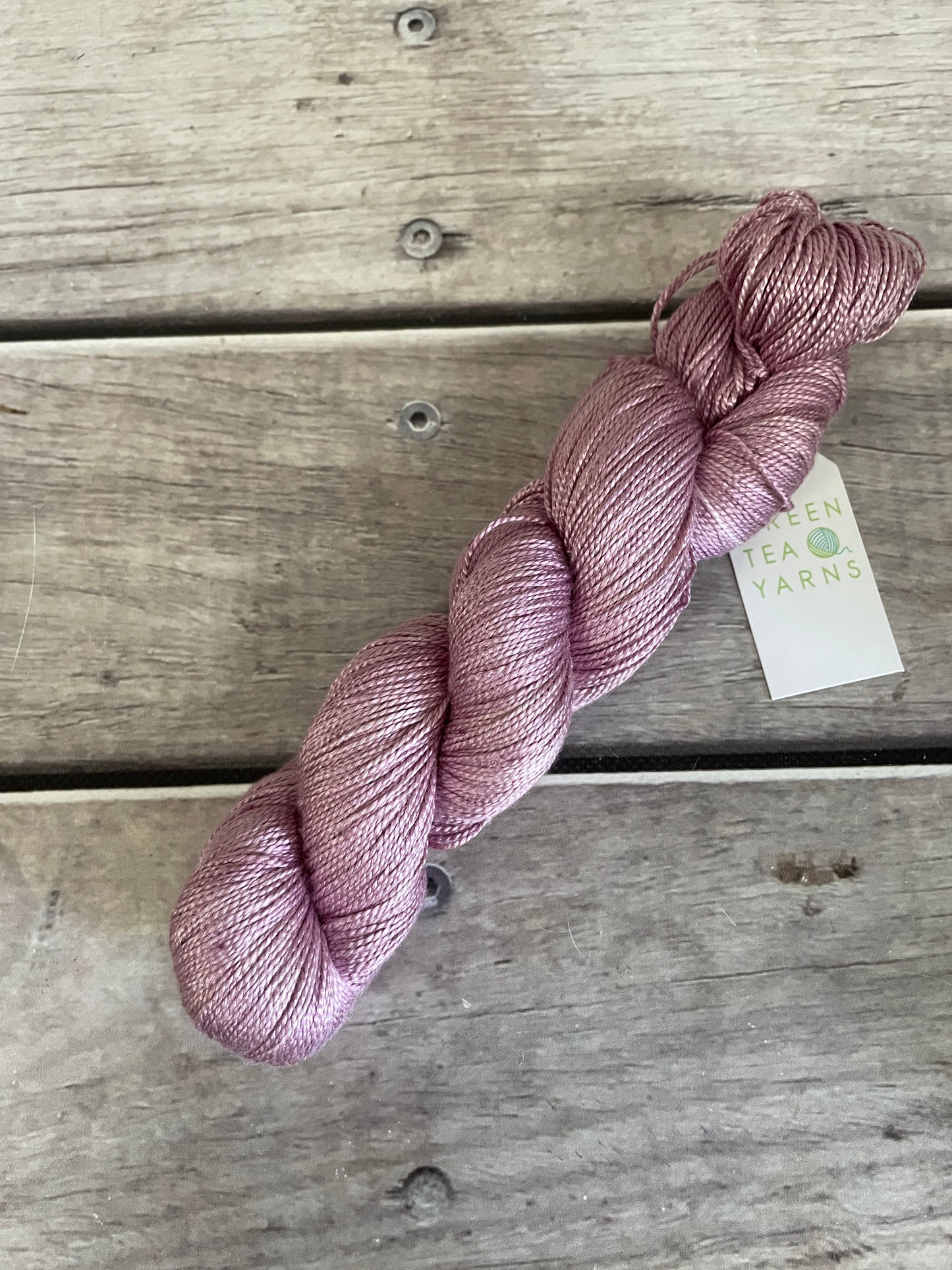 Tea Rose - 4 ply in Mulberry silk - Ginseng f