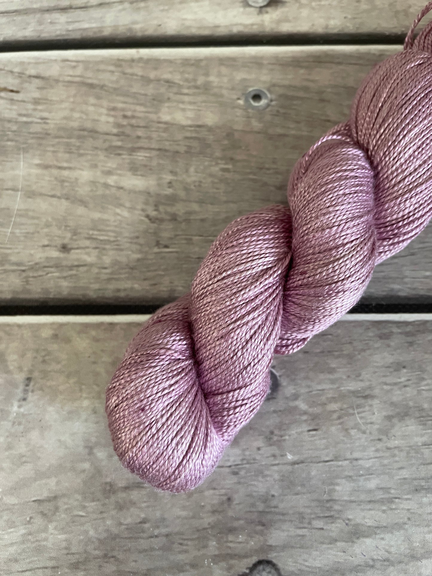 Tea Rose - 4 ply in Mulberry silk - Ginseng f