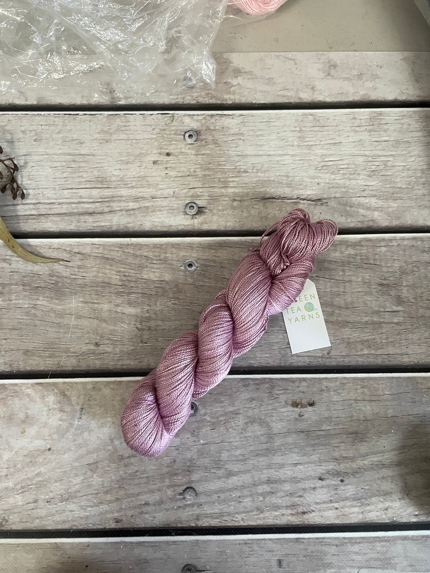 Tea Rose - 4 ply in Mulberry silk - Ginseng f