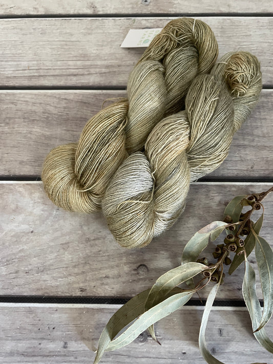 Old Gold - lace weight Tussah silk - Ujicha