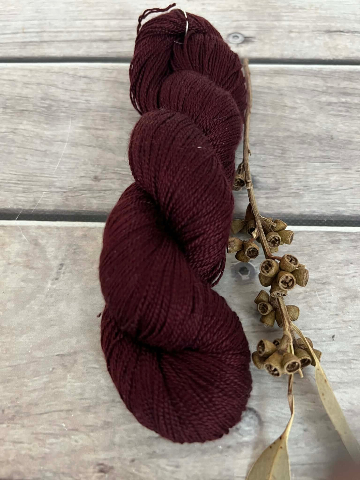 Dragons Blood - 4 ply pure silk yarn - Ginseng f