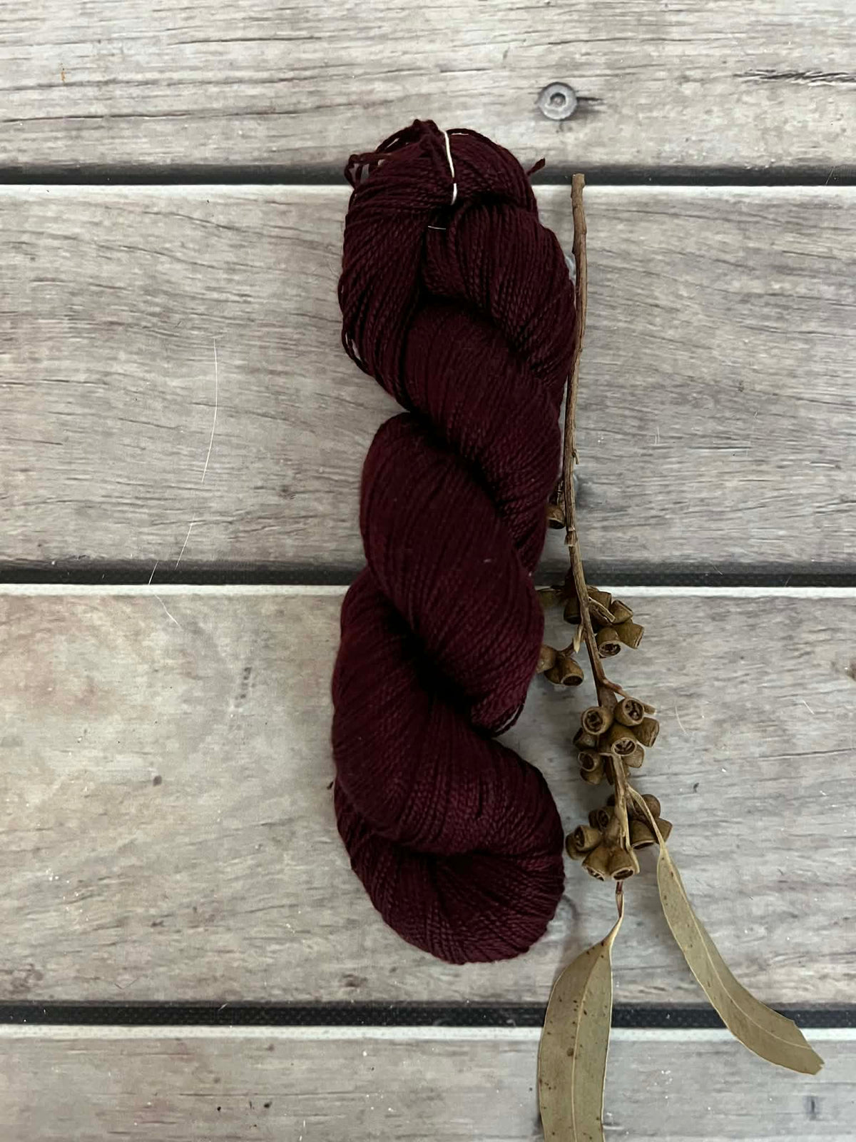 Dragons Blood - 4 ply pure silk yarn - Ginseng f