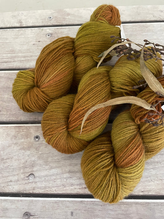 Burnt Leaf - merino/possom - 4 ply - Kawa Kawa