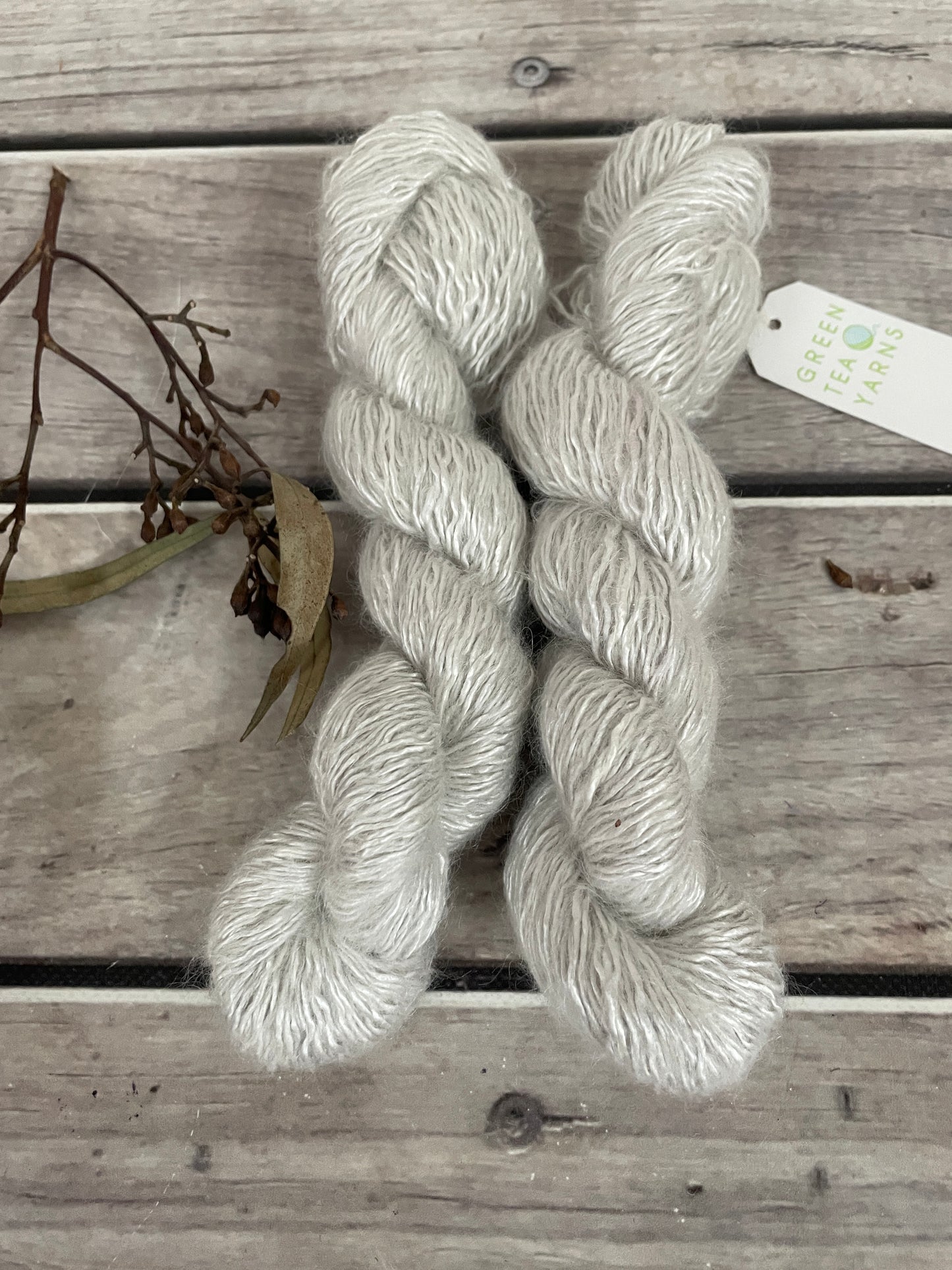 Silvercloud - 50g - 5 ply silk/mohair and nylon - Rooibos
