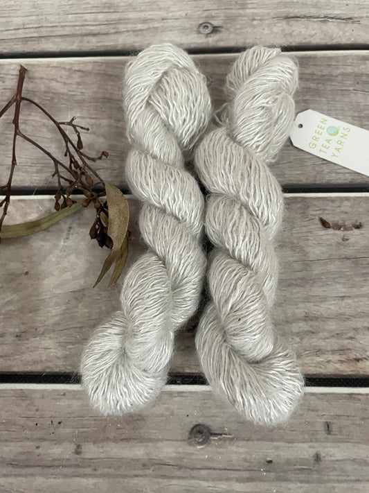 Silvercloud - 50g - 5 ply silk/mohair and nylon - Rooibos