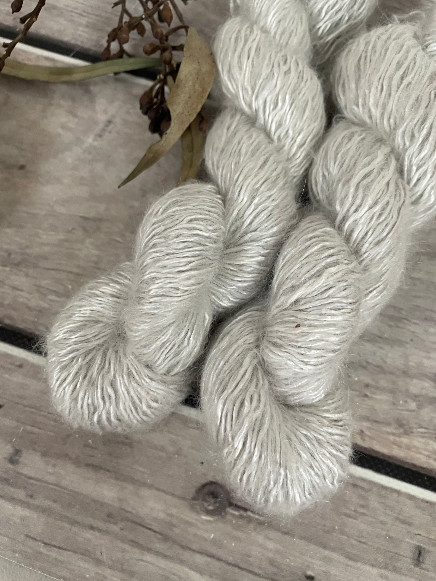 Silvercloud - 50g - 5 ply silk/mohair and nylon - Rooibos