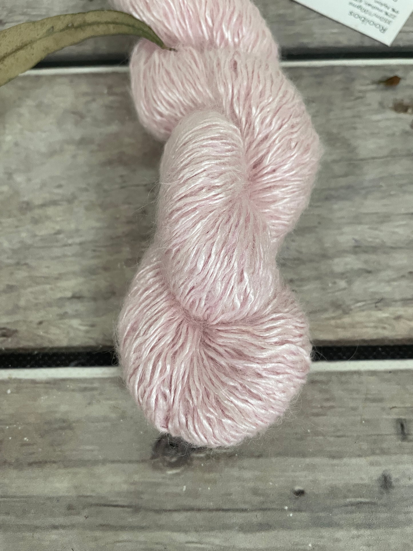 Pale Dragon - 50g - 5 ply silk/mohair and nylon - Rooibos