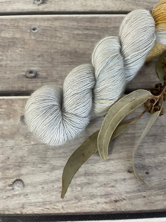 Underside -  4 ply Merino /Silk single yarn - Osmanthus