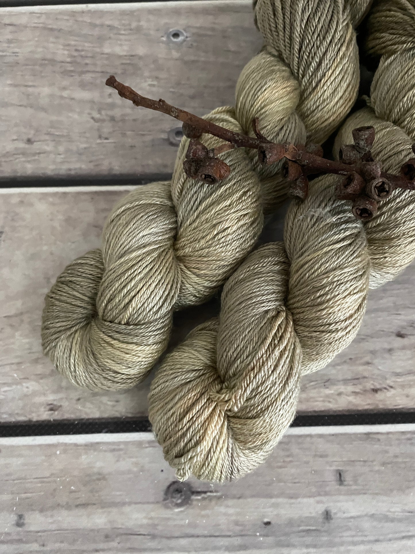Old Gold - merino/silk 4 ply - Jasmin