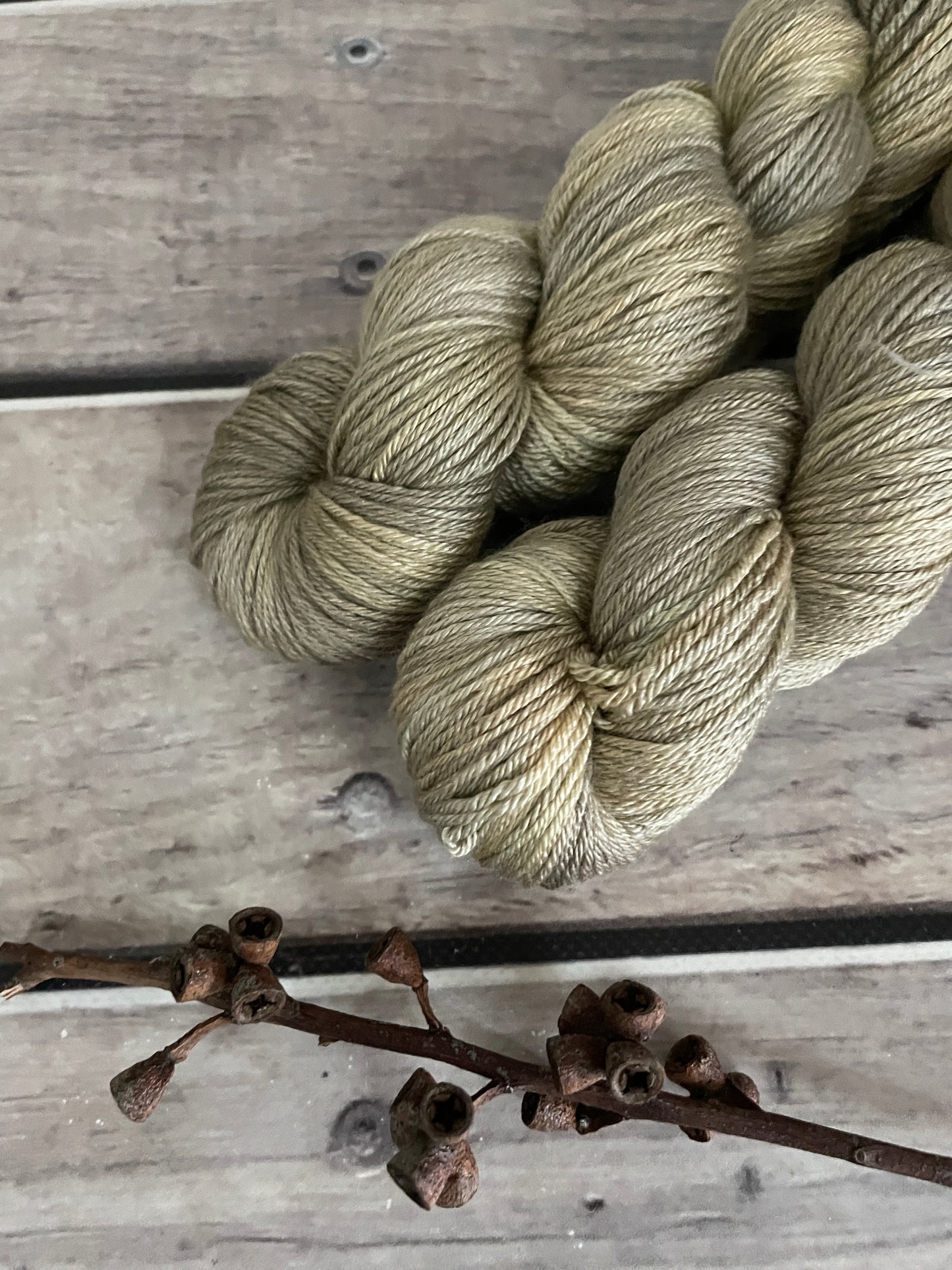 Old Gold - merino/silk 4 ply - Jasmin