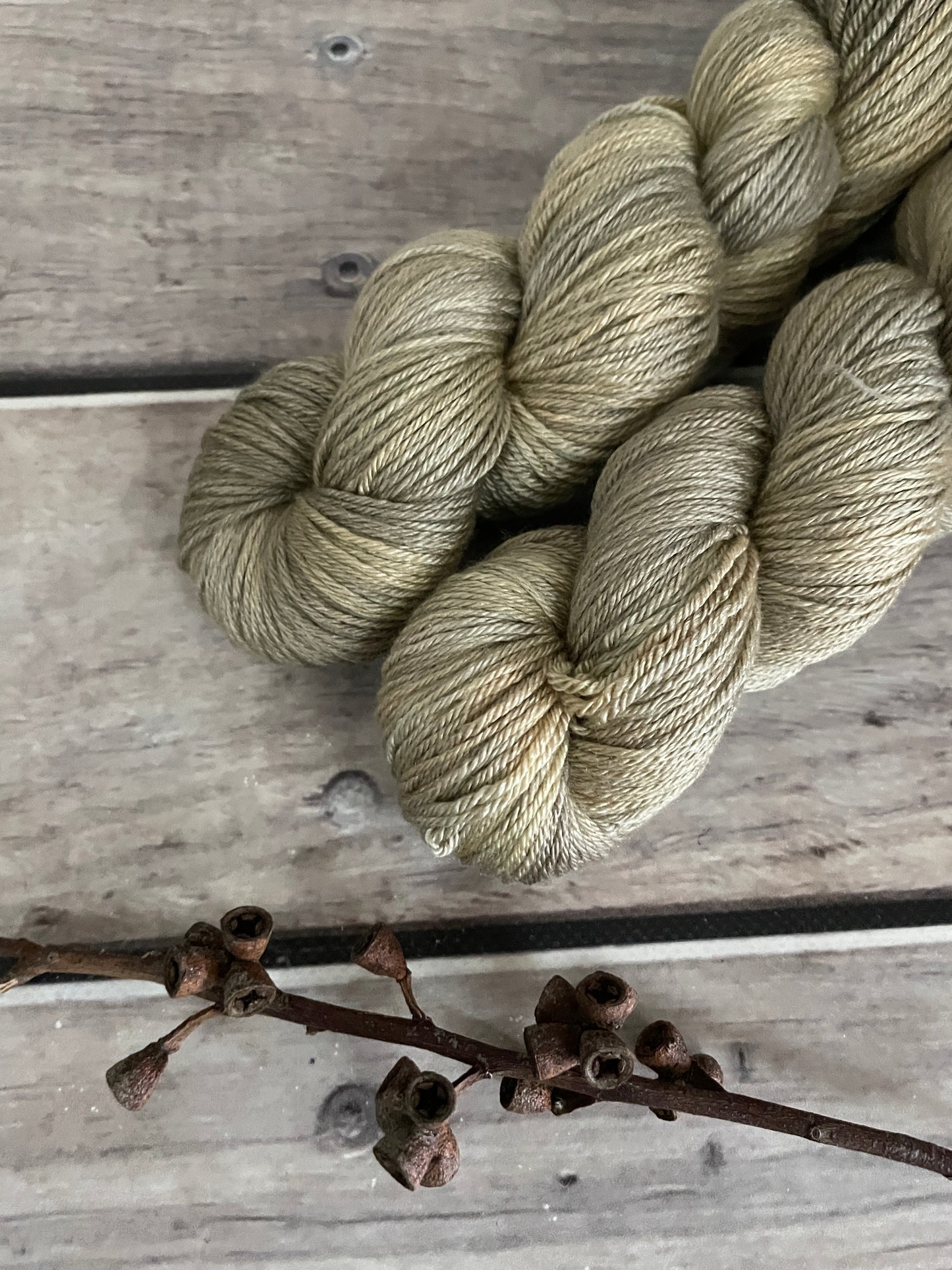 Old Gold - merino/silk 4 ply - Jasmin