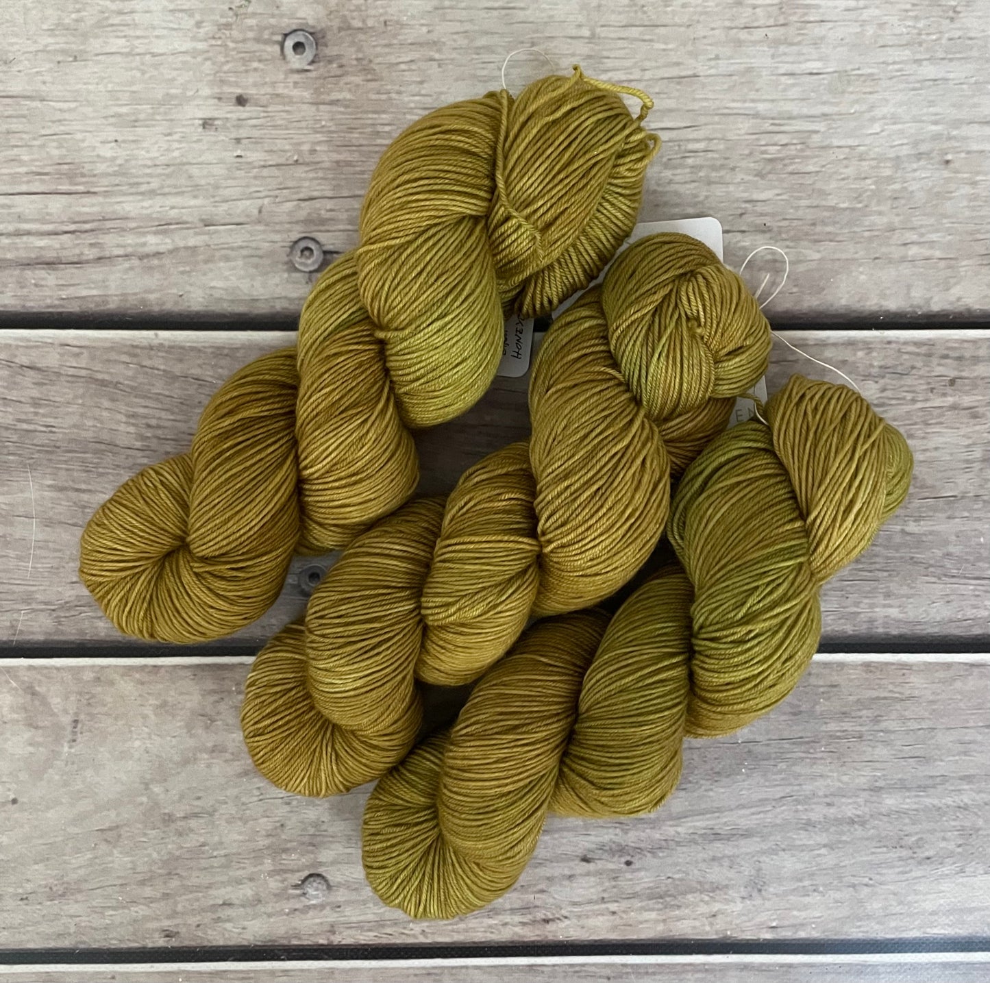 Honeyed Fern ooak - sw merino/nylon sock - Darjeeling