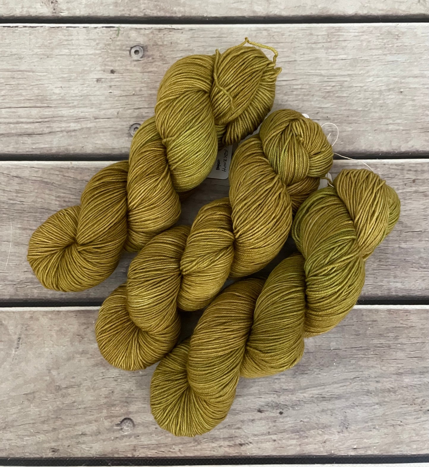 Honeyed Fern ooak - sw merino/nylon sock - Darjeeling