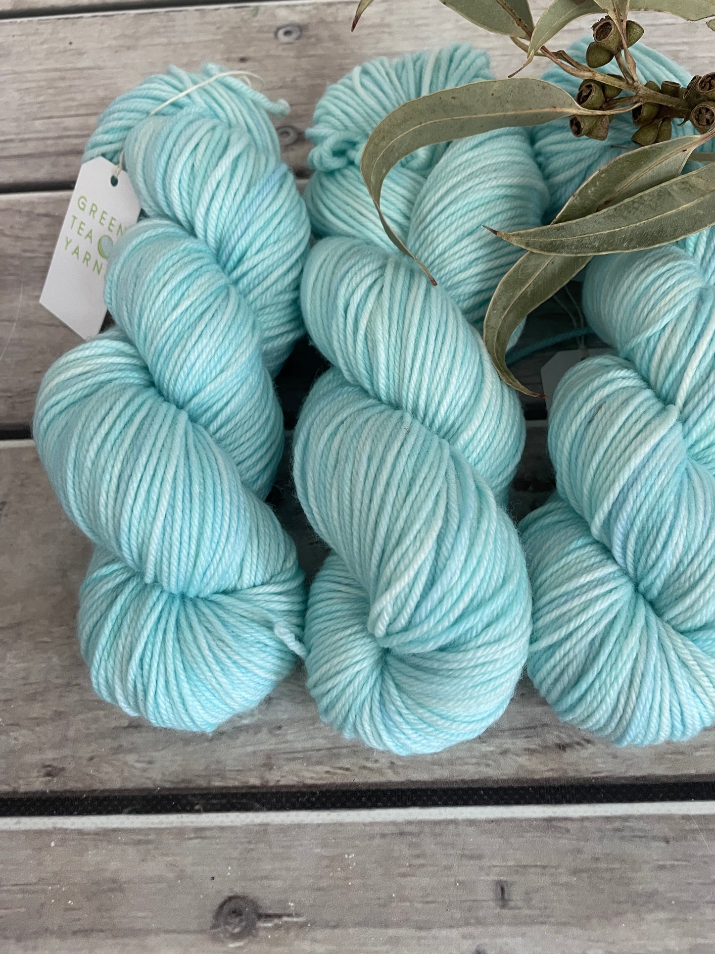 Turquoise Bay - 8 ply merino and nylon sock yarn - Darjeeling DK
