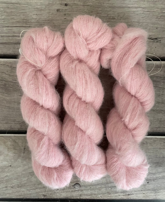 China Doll - 2 ply Suri/merino fluff - Rosemary