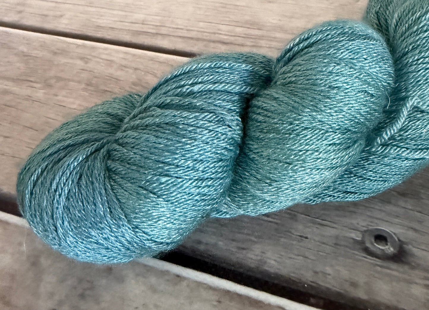 Phoenix #9 - 5 ply silk and merino - Jasmine 4