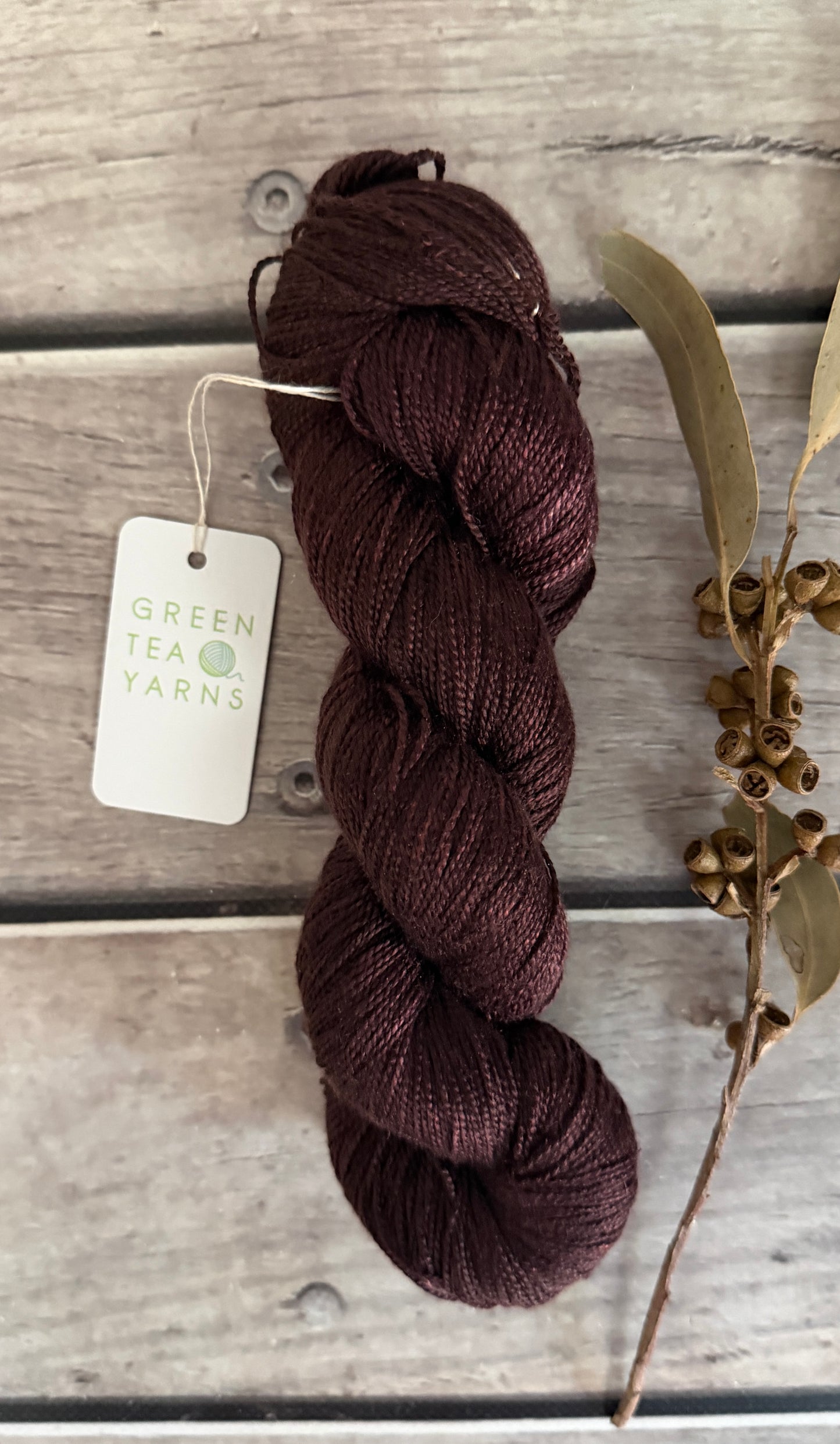 Paperbark ooak - 4 ply pure silk yarn - Ginseng f